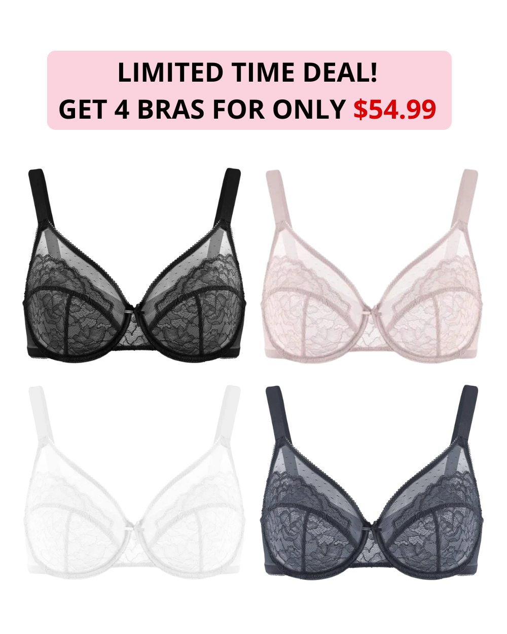 Complete Minimizer Bra Color Set